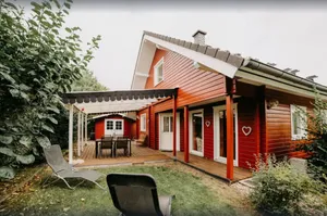 Image of 'Haus Hanni Zarrentin' on Lake Schaalsee with Private Terrace & Garden