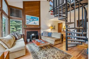 Image of New! Brundage Meadows 1 - Bright, cozy - 2story - wood stove - forest views - by trails, lake, town