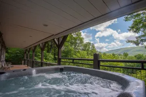 Image of Buena Vista Log Cabin - Hot Tub + Beautiful Views + Indoor & Outdoor Fireplaces