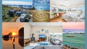 Image of Cozy 3BR Bungalow~1 Block to Beach~Shuffleboard~Ocean & River Views~Bandon Dunes