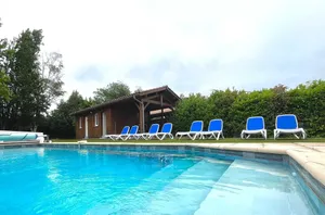 Image of Villa spacieuse à Sainte-Eulalie-en-Born, terrasse, piscine privée