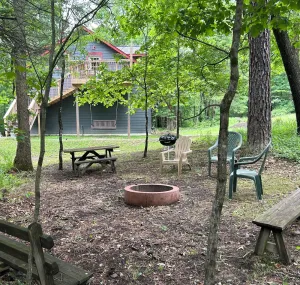 Image of Sentner House River\/Rustic Retreat - Clarion River Dock on 650 Wooded acres