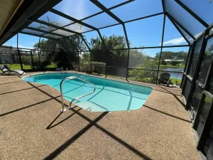 Image of Pool home with a new sparkling pool, close to beach, lovely lake view