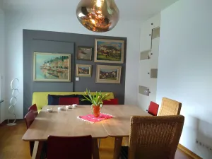 Image of Spacious apartment in a small 50s villa with large garden and fireplace