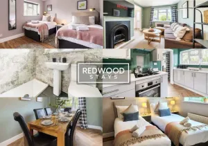 Image of 2 Bed 1 Bath House, Perfect for Corporate, Contractors & Families FREE Parking, Garden, Netflix By REDWOOD STAYS