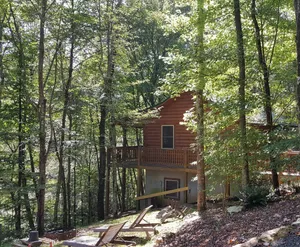 Image of SOOTHING RAPIDS await at Buck Creek Cabin off Parkway \/ I-77 near Fancy Gap, VA