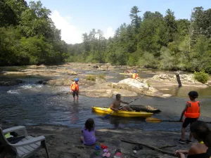 Image of White Water River Cabin near Helen, GA-Kayak, tube, fish, hike, in wine country