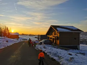 Image of Cosy chalet in the Haut Jura, 2 minutes from the slopes and the GTJ