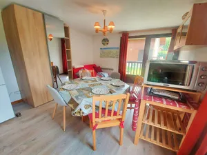 Image of Cozy apartment in central Morillon, near cable car, balcony and parking