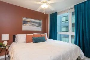 Image of In Suite Washer-Drye · In Suite Washer-Dryer-King Bed-55 4K TV- Balcony