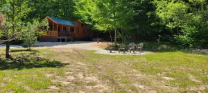 Image of Log Cabin Tiny Home Getaway on 22 acres