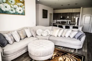 Image of Regal Apt with King & Queen Bed for Long-Term Stay