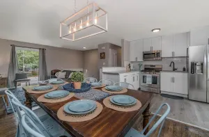 Image of Big Blue beach house with a brand new hot tub!