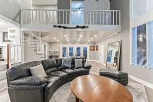 Image of Heated Pool, Sleeps 21, 2 Kitchens, Custom Firepit, Outdoor Oasis, Near Beach