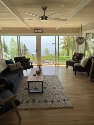 Image of 200’ of your own private accessible Lake Superior Shore: Stony Shores Retreat