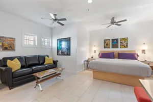 Image of Boutique Hotel Folly Room 5: King Deluxe Studio - cozy porch views of the Folly River ADA