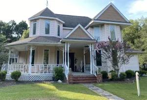 Image of Comfortable Victorian home with yard for outdoor enjoyment in rural Fannett