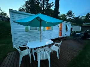Image of Well-exposed mobile home with reversible air conditioning