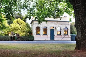 Image of Beautiful historic former bank set in gorgeous country garden