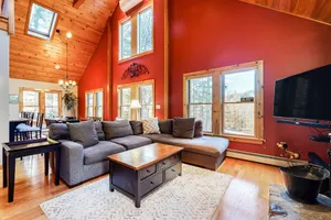 Image of Beautiful mountain home with private hot tub, fireplace & firepit - ski nearby
