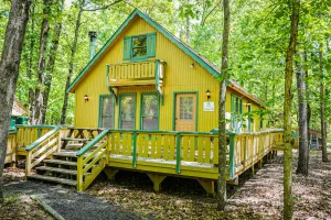Image of Wooded view cabin located near our recreational activities