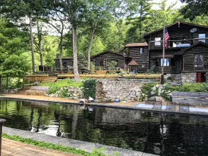 Image of 1890's Log Cabin ~ 230 Acre Private Reserve ~ 150’ Waterfall ~ Hiking Trails