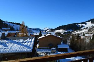 Image of 10m from ski slopes, 2nd floor, balcony, fireplace or stove, parking, tv, 51m², Le Grand Bornand