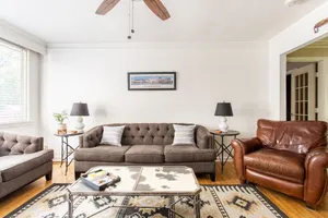 Image of Comfortable home close to everything w\/private deck\/yard, well equipped kitchen.
