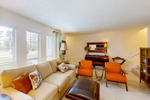 Image of Two-story condo with pool, tennis & patio - 2 short blocks to the beach