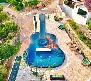 Image of Austin Guitar Pool | 87.5 FT Guitar Pool