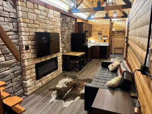 Image of Comfort Loft Cabin with Kitchen! Tiny Home Inspired Style right on Main Street!
