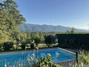 Image of Stunning views of the Pyrenees, large secluded garden & private heated pool