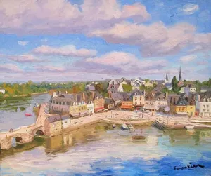 Image of A fisherman's house nestled in the picturesque Saint Goustan port.