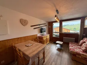 Image of 2-room apartment with parking in Les Saisies, 4 people, balcony, fully equipped
