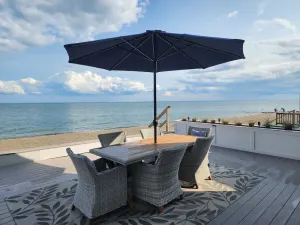 Image of Beautiful home on private beach, sleeps 11! Bring your family and friends!
