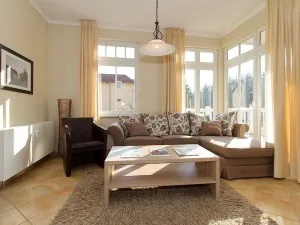 Image of Great vacation apartment on the Baltic Sea with large balcony, sauna area & pool in the house - Dünenschloss