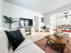 Image of Reclaimed Historic Home 1min to Downtown-Sleeps 7!