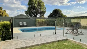 Image of Charming Hamptons Style Entertainer with Pool
