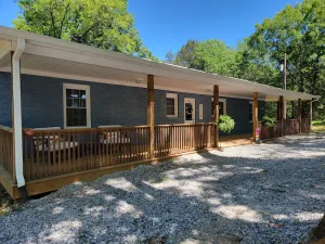 Image of Newly renovated, charming brick home set on 45 acres with pond and hiking trails