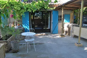 Image of Studio with indoor and outdoor kitchens, salt pool (5X10), trampoline