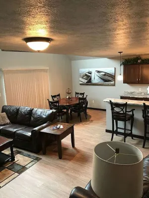 Image of Beautiful Okoboji Poolside Vacation Cabin at Bridges