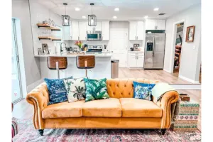 Image of Relax in Style at Our 3BR\/2BA Retreat with Private Pool|Game Room|Fire Pit|Yoga