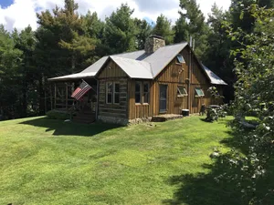 Image of Spectacular mountain views at 4000 ft from a secluded log cabin