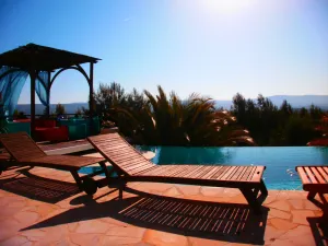 Image of View over the village of Castellet