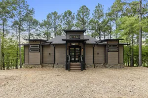 Image of A new, cozy, modern rustic cabin on the water – close to all of the Pine Lake amenities.