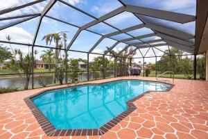 Image of CAPE CORAL FLORIDA WATERFRONT WITH   HEATED POOL, PRIVATE DOCK