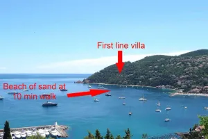 Image of Charming villa 10 minutes walk from the beach, panoramic view on Cannes bay