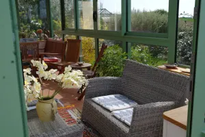 Image of FULL VIEW OF THE BAY OF DOUARNENEZ, 1KM FROM THE BEACH, HAVEN OF PEACE, GARDEN