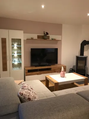 Image of Ferienhaus für 12 P. mit Sauna & Ofen, Direkt am Wasser - 2 Haushälften