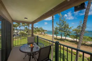 Image of **RENOVATED 07\/20!** Corner Beachfront Penthouse in Kapa'a w\/AC!!